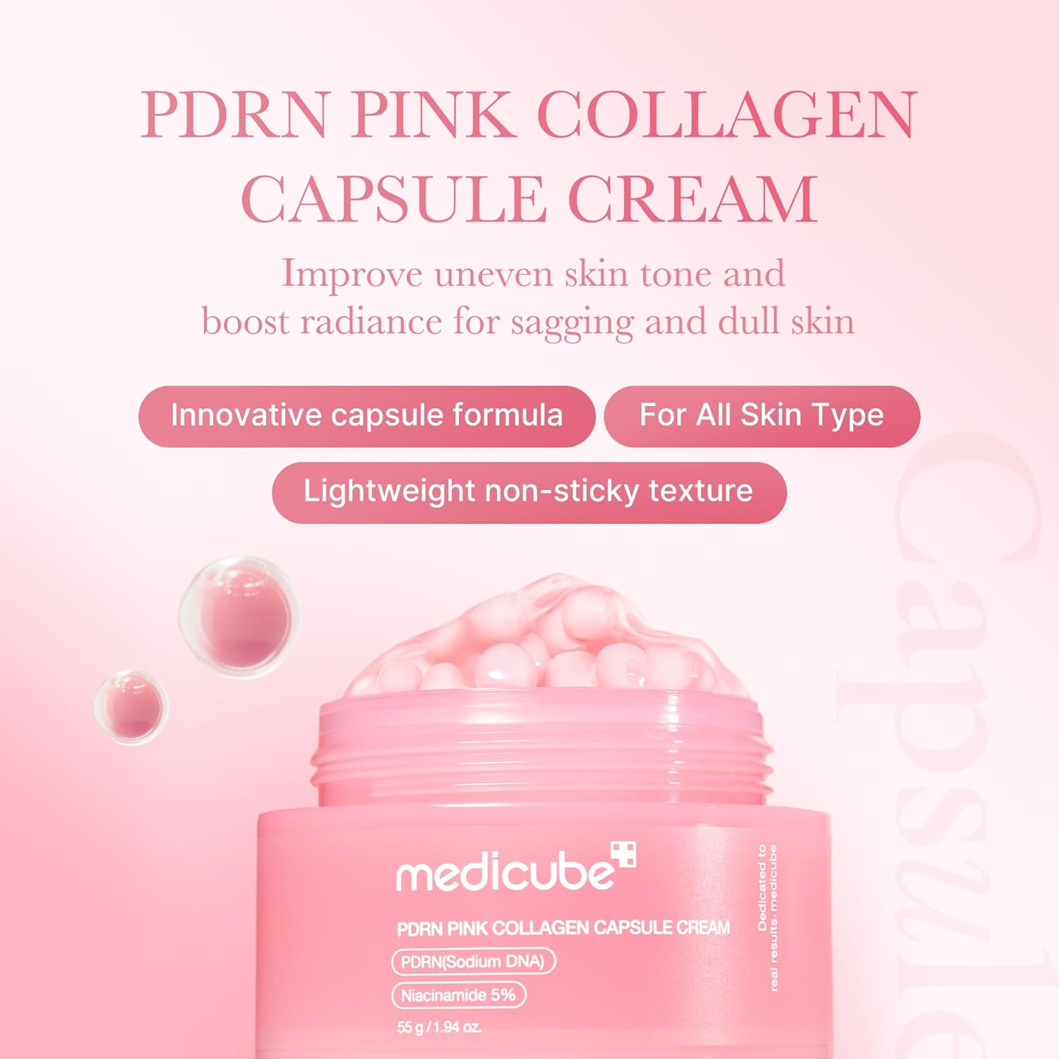 Medicube PDRN Pink Collagen Capsule Cream [55g]